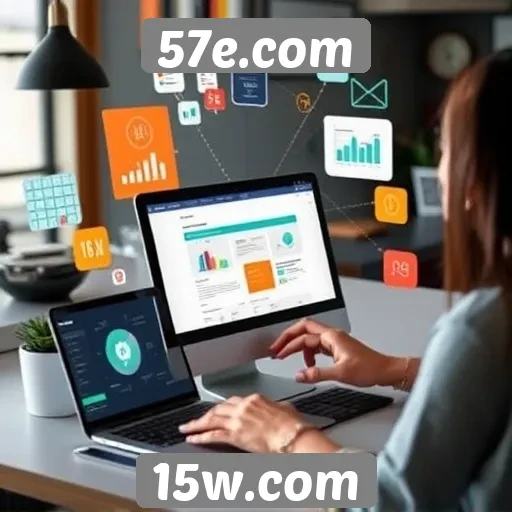 Estratégias de marketing digital do site 57e.com