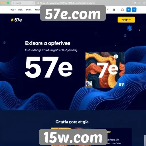 Experiência de usuário no site 57e.com